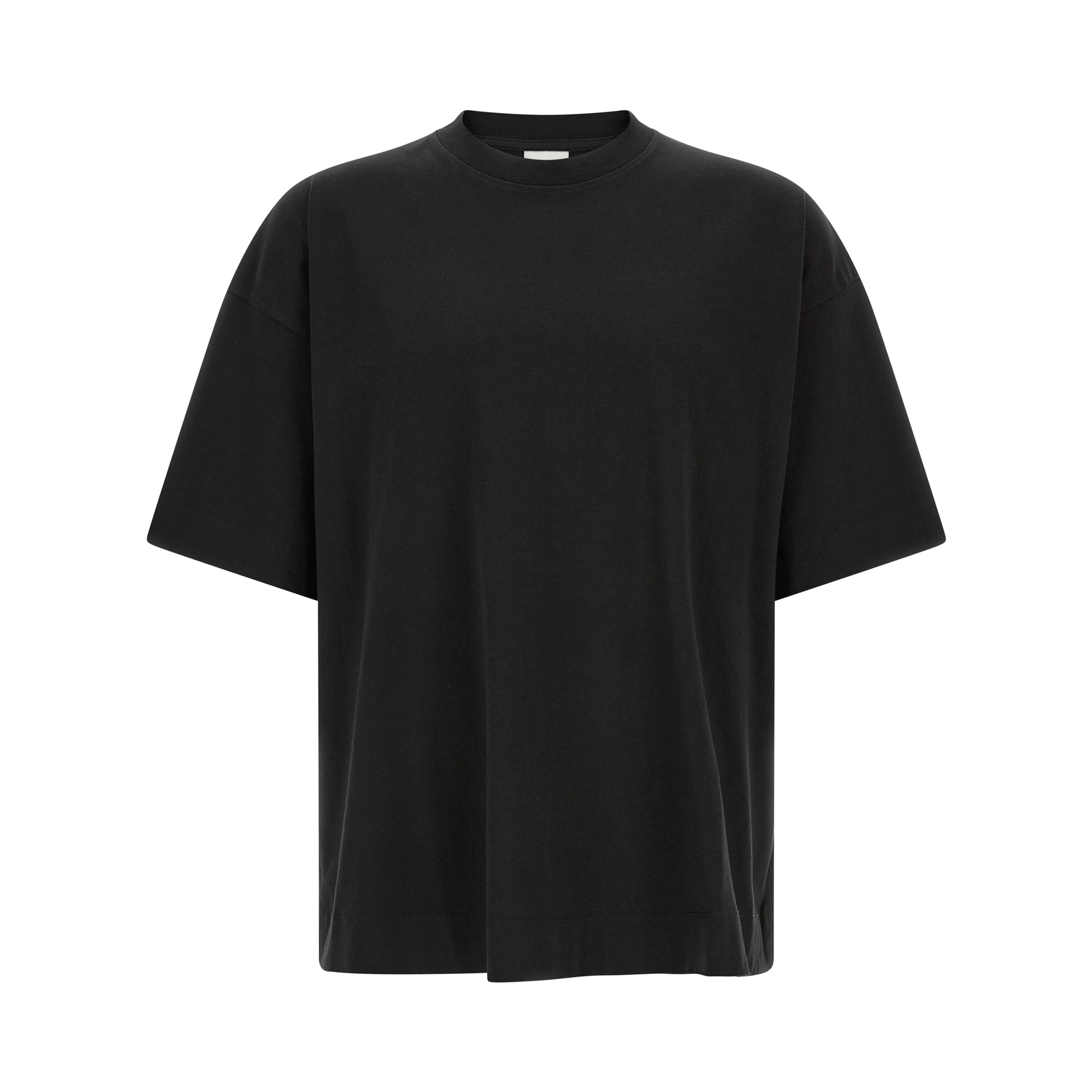 Black Cotton T-Shirt