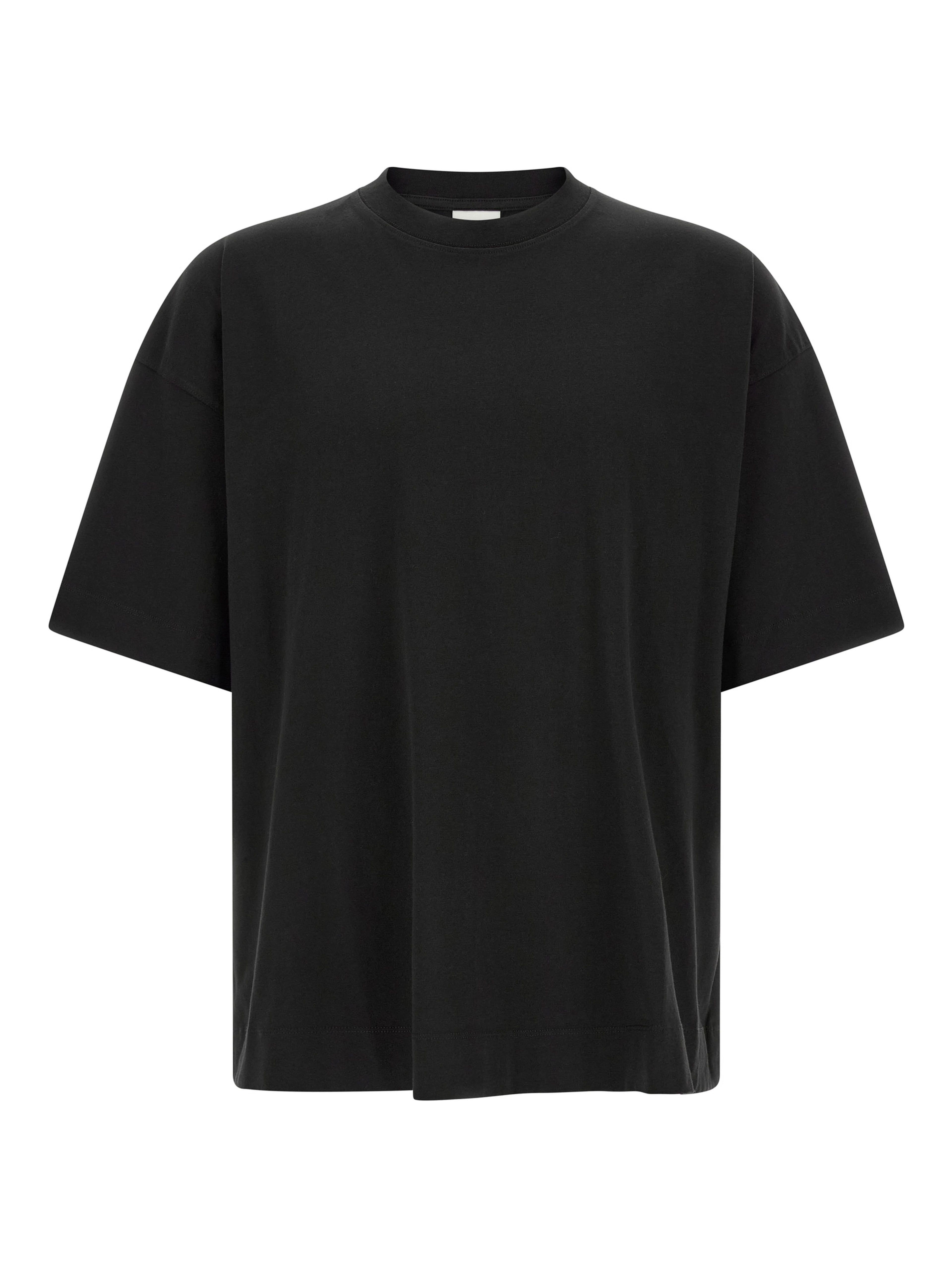 Black Cotton T-Shirt