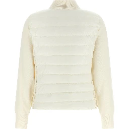 White Polyamide Cardigan