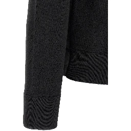 Black Polyamide Cardigan