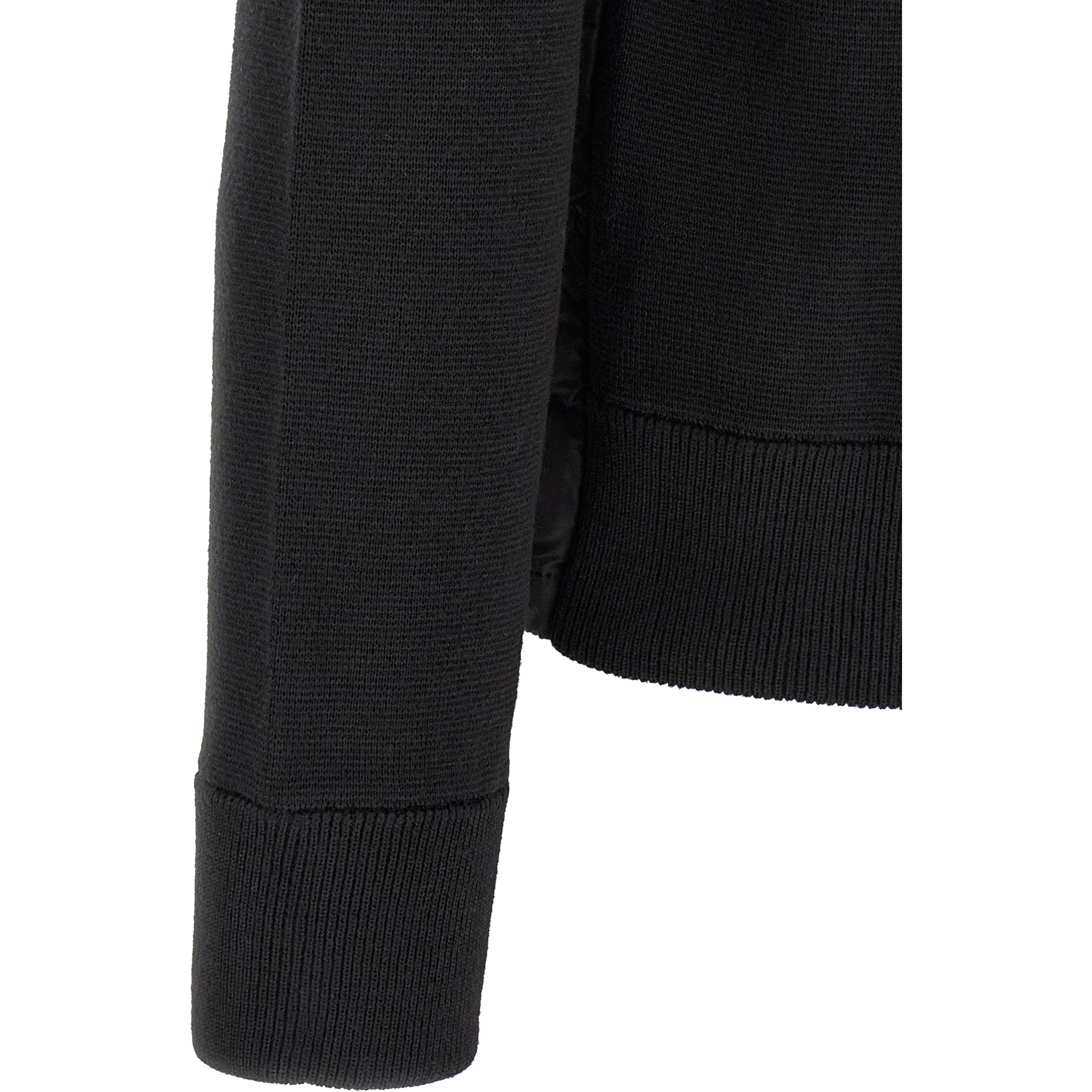 Black Polyamide Cardigan