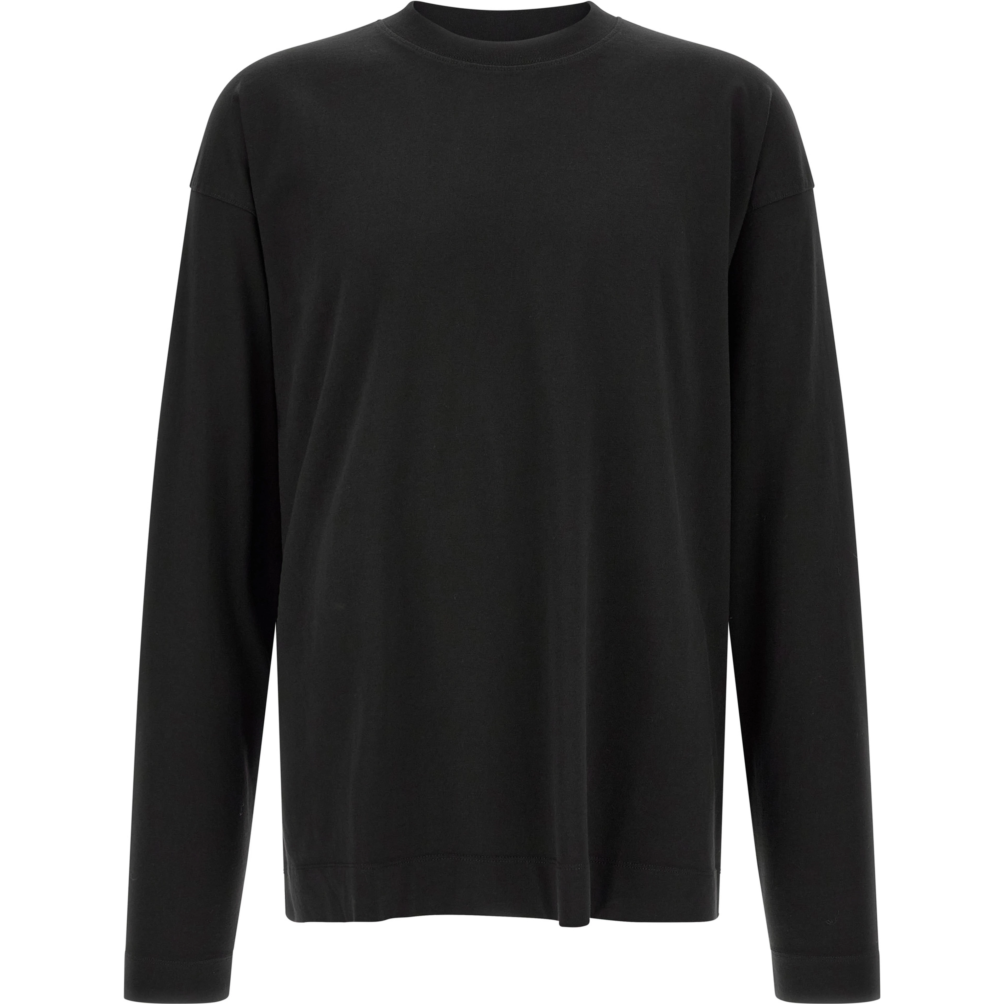 Black Cotton T-Shirt