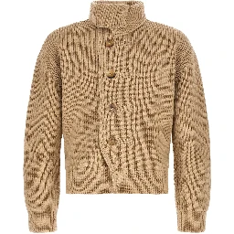 Beige Wool Cardigan