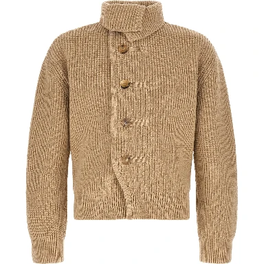 Beige Wool Cardigan