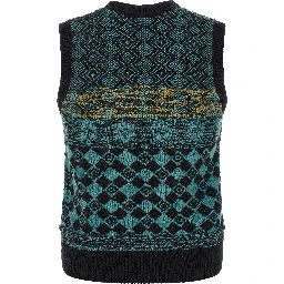 Multicolor Wool Cardigan