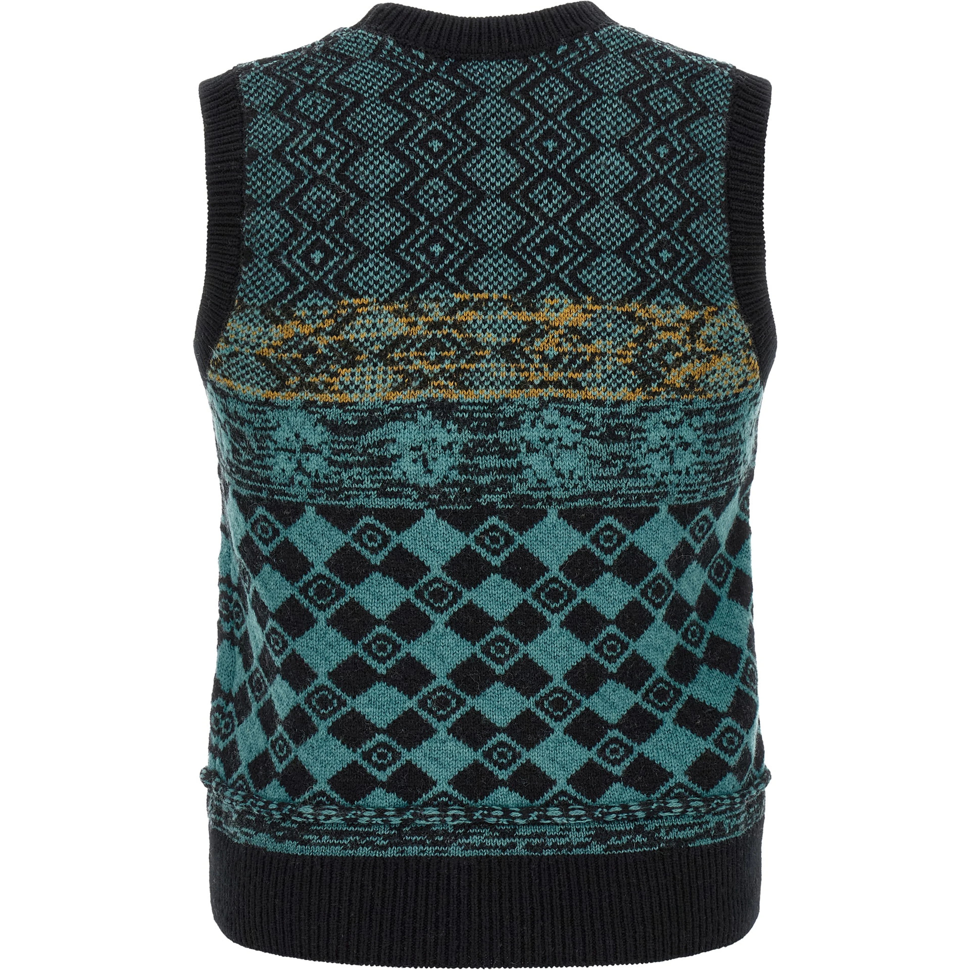 Multicolor Wool Cardigan