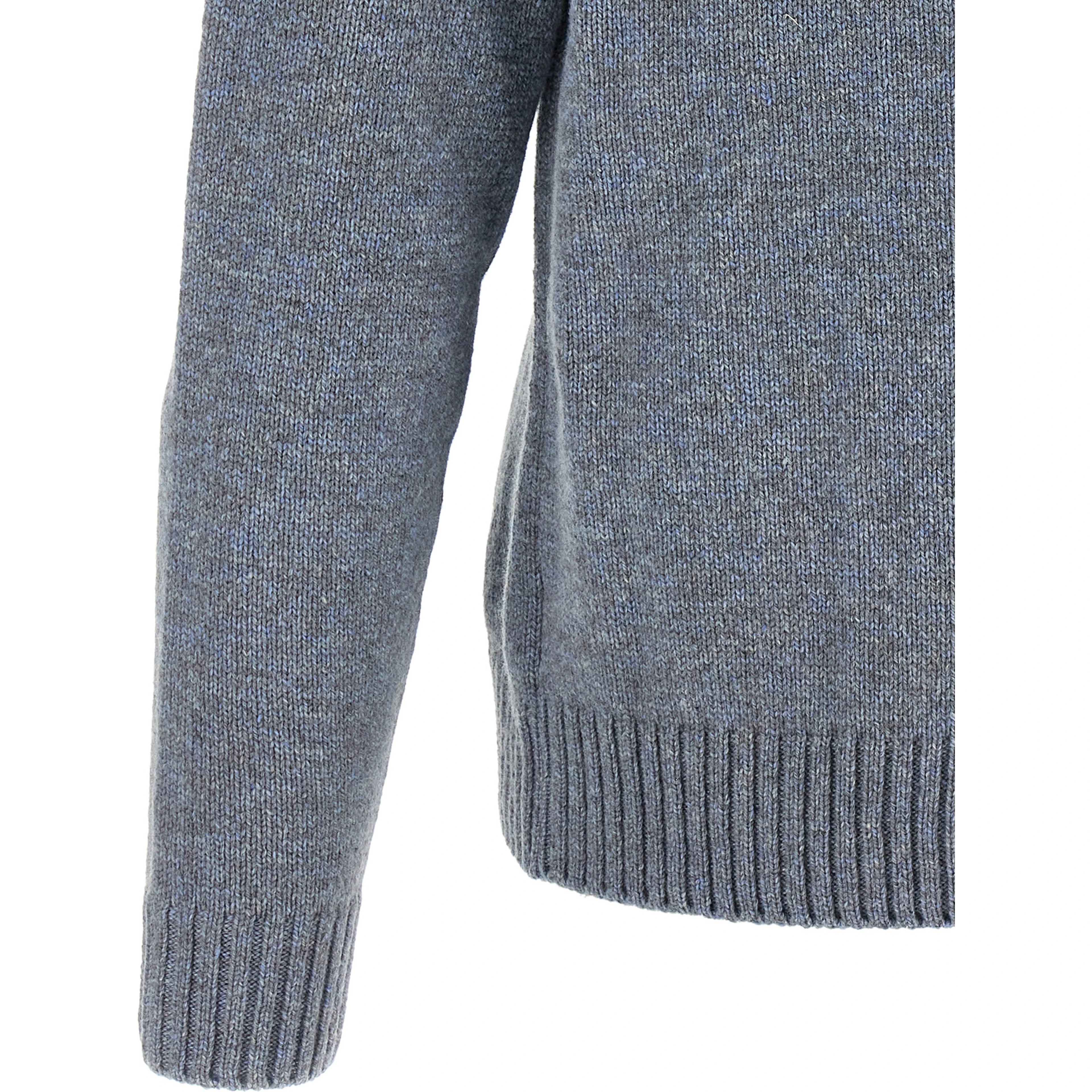 Blue Virgin Wool Cardigan
