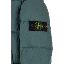 Bicolor Polyamide Full-Length Jacket