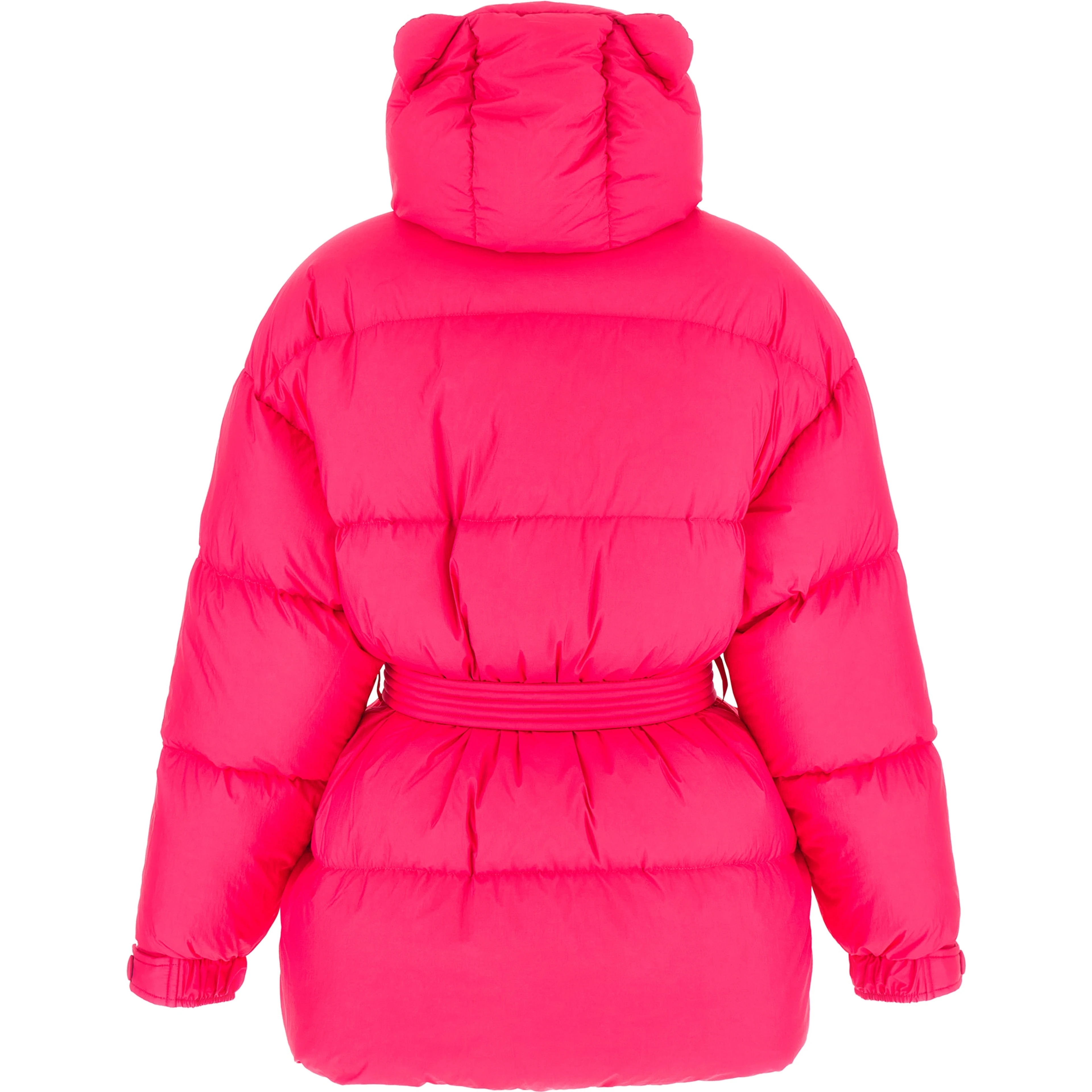 Fuchsia Nylon Full-Length Jacket