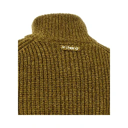 Bicolor Polyester Cardigan