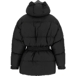 Black Nylon Full-Length Jacket