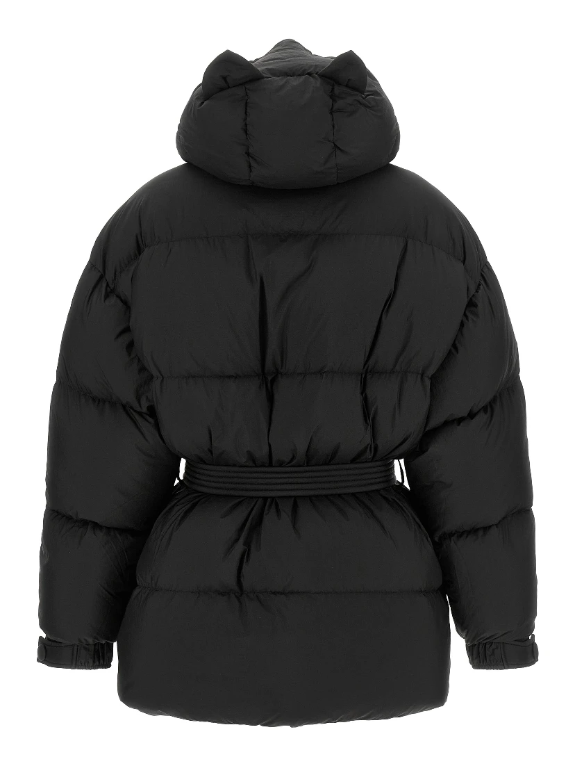 Black Nylon Full-Length Jacket