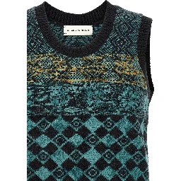 Multicolor Wool Cardigan