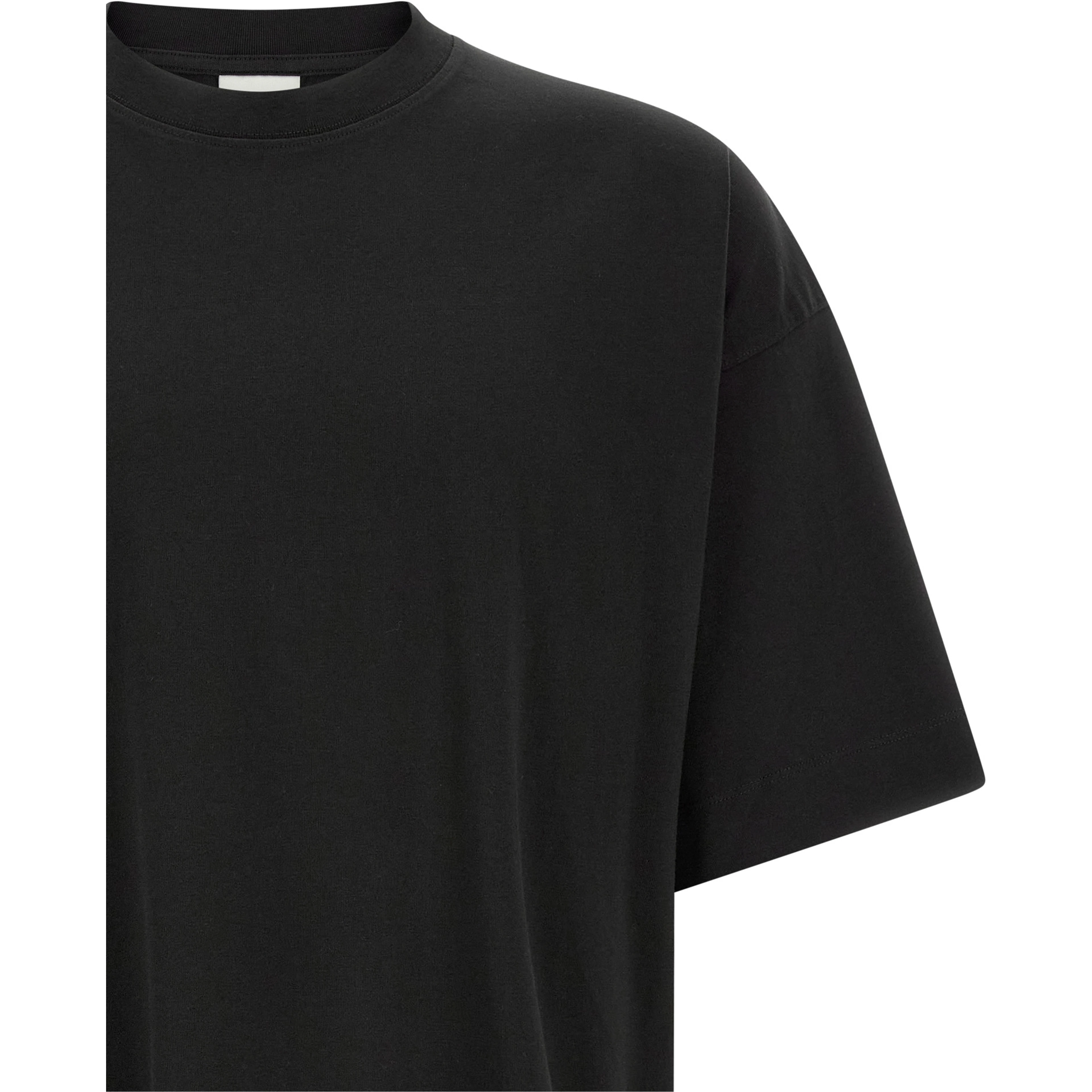 Black Cotton T-Shirt