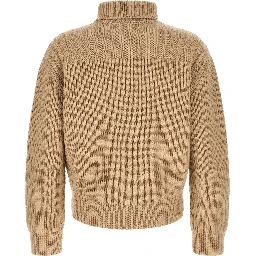 Beige Wool Cardigan