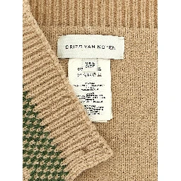 Beige Wool Scarf