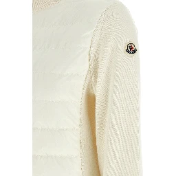 White Polyamide Cardigan