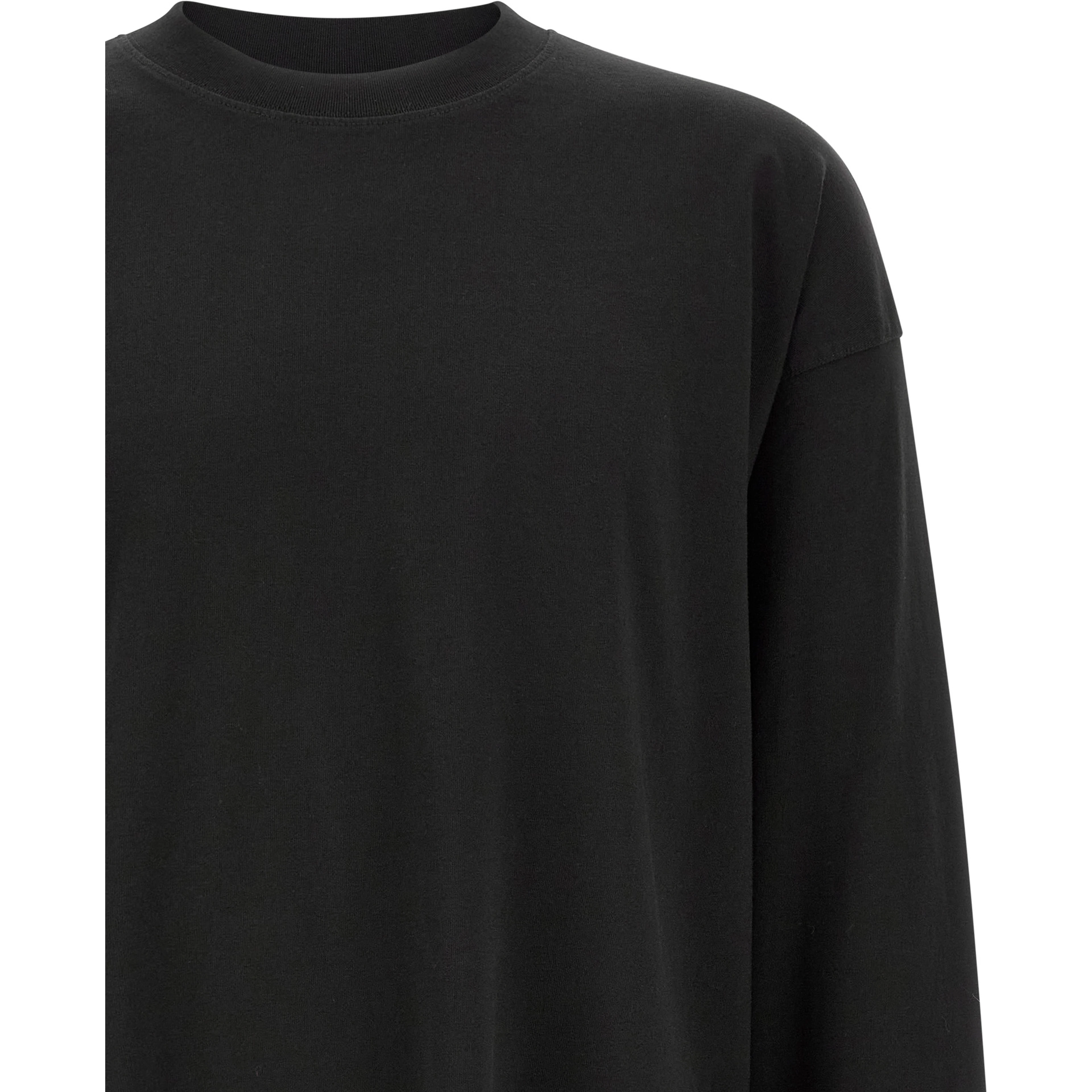 Black Cotton T-Shirt