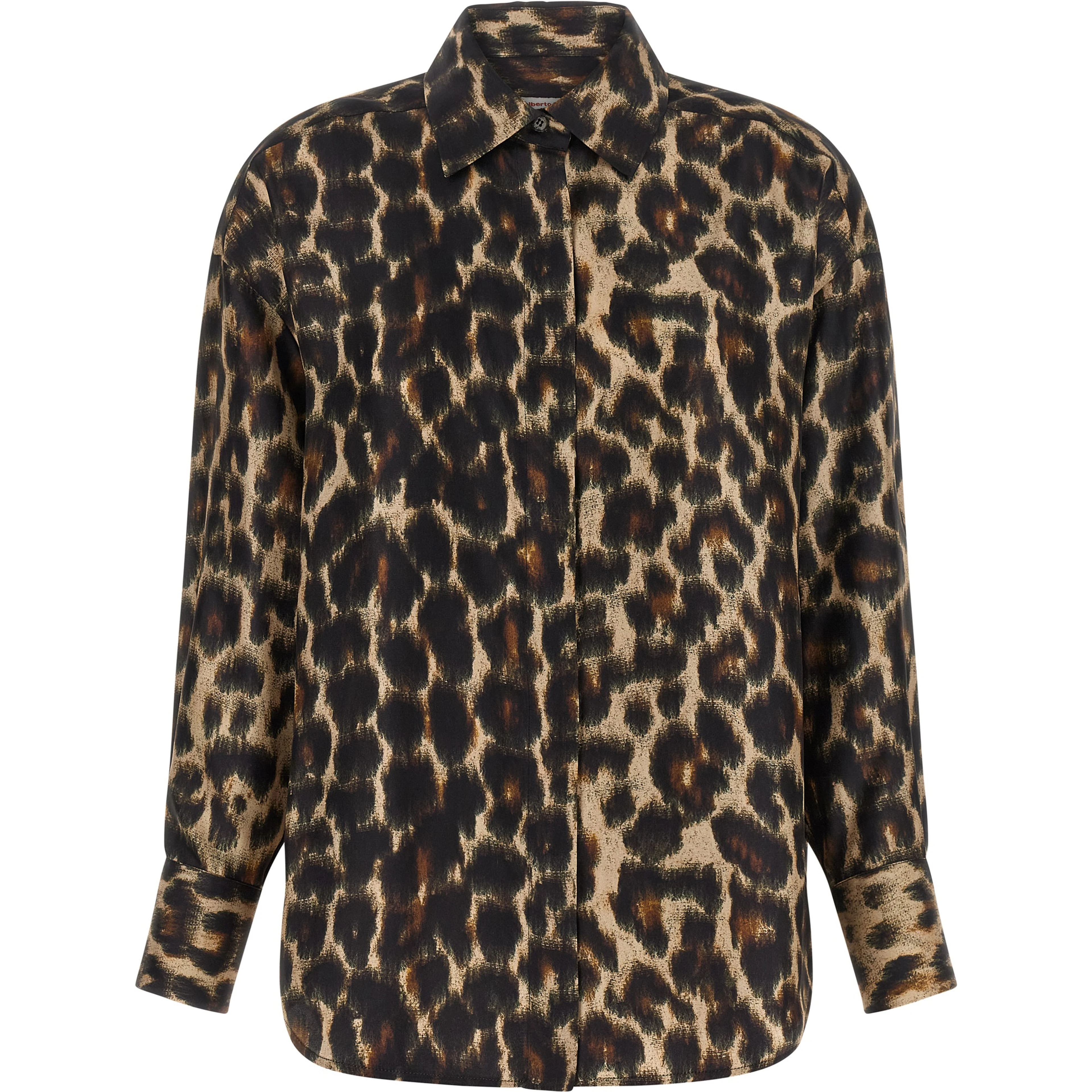 Brown Silk Blouse