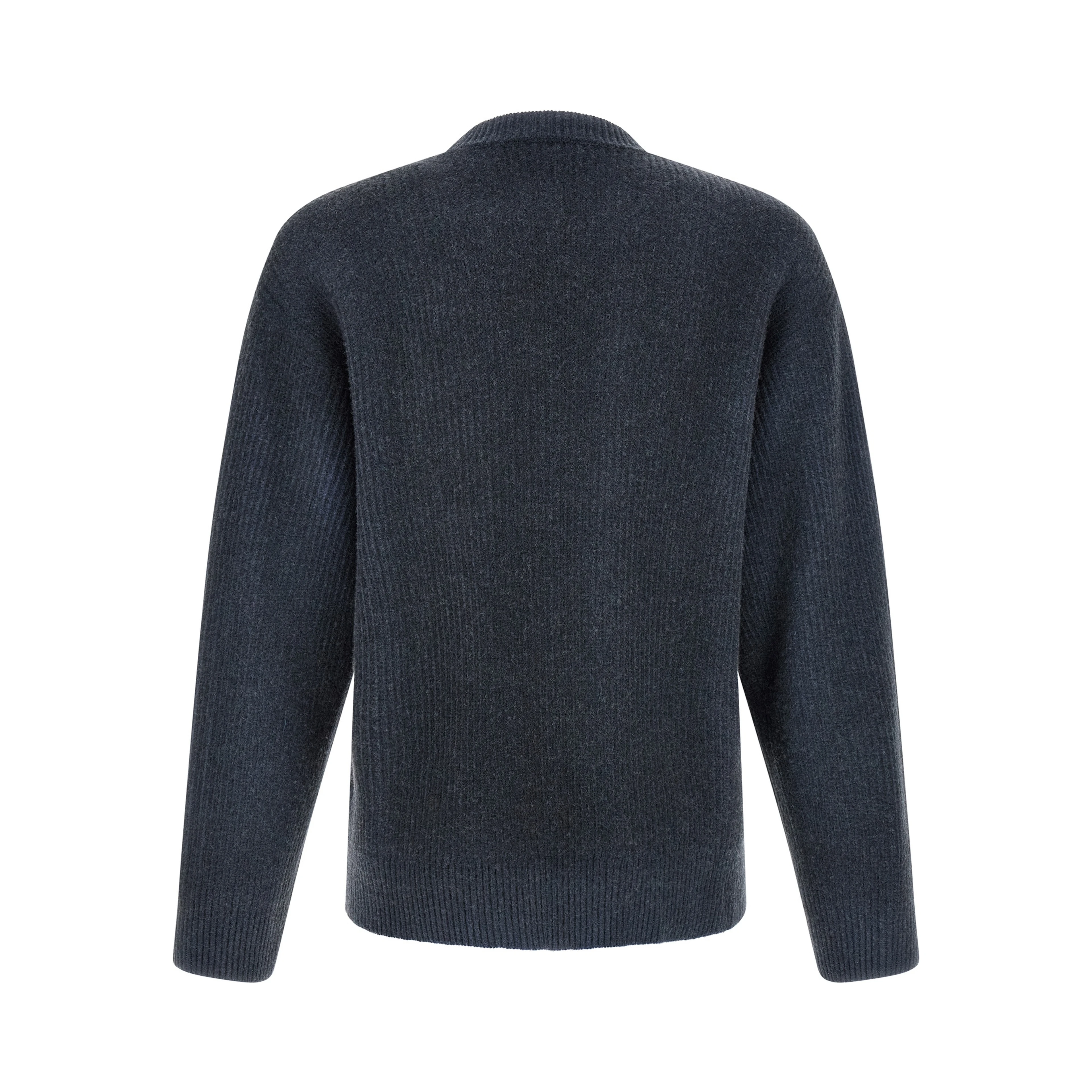 Blue Wool Cardigan