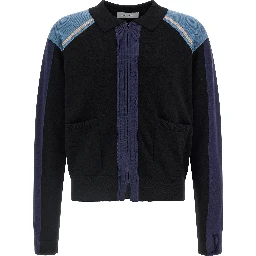 Blue Cotton Cardigan
