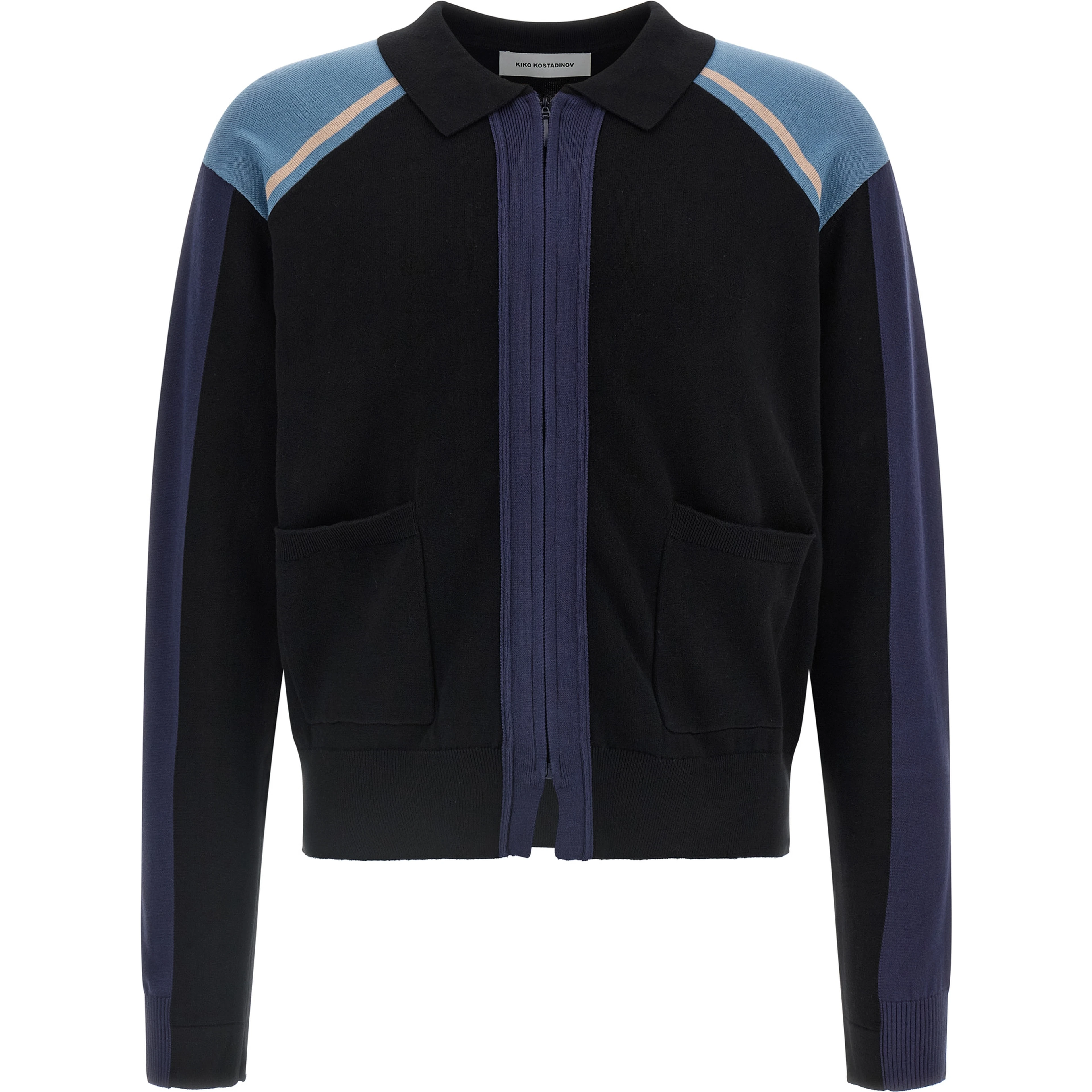 Blue Cotton Cardigan