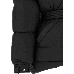 Black Nylon Full-Length Jacket