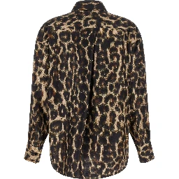 Brown Silk Blouse