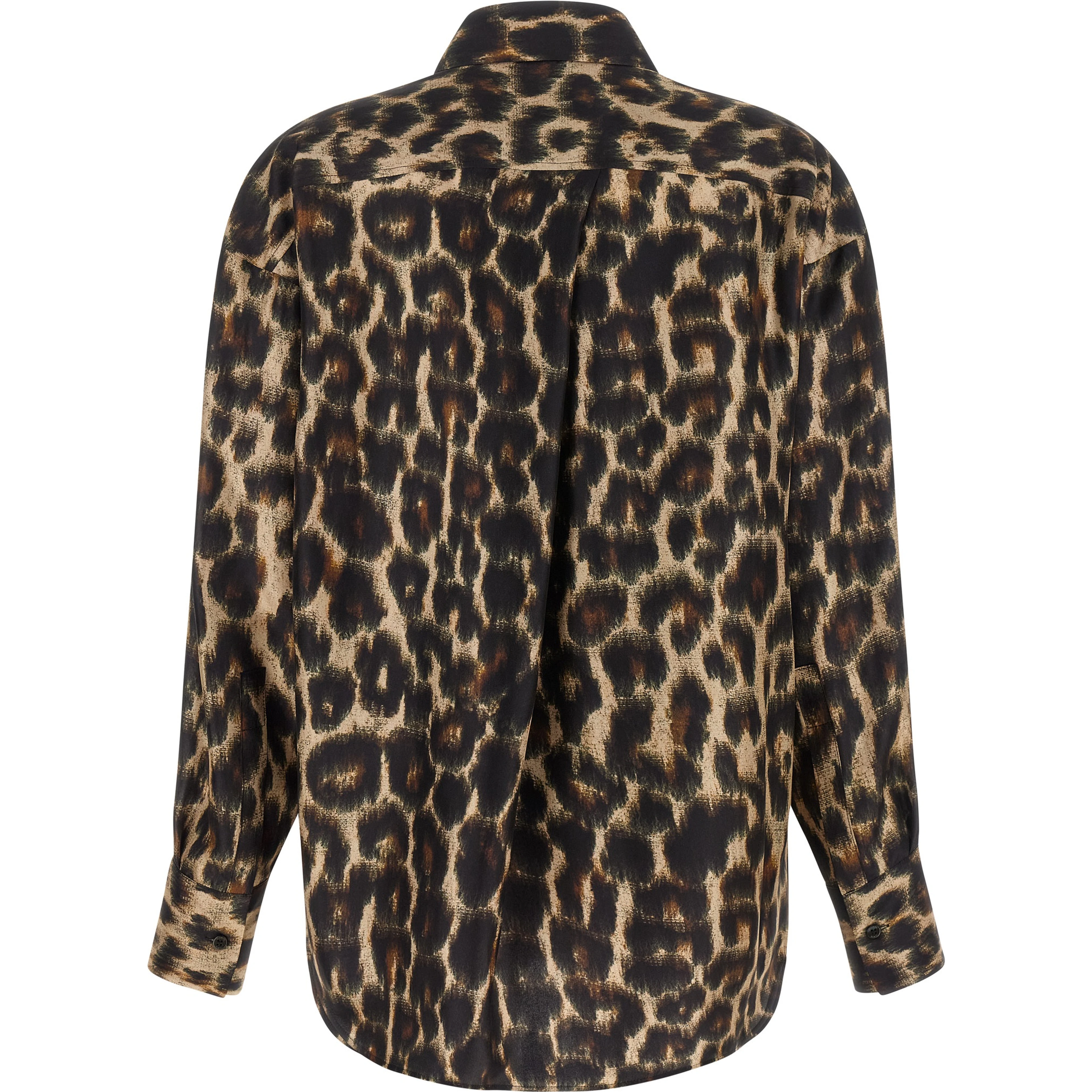 Brown Silk Blouse