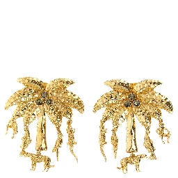 Gold Brass Earrings