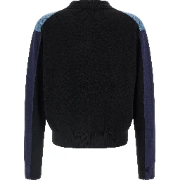 Blue Cotton Cardigan