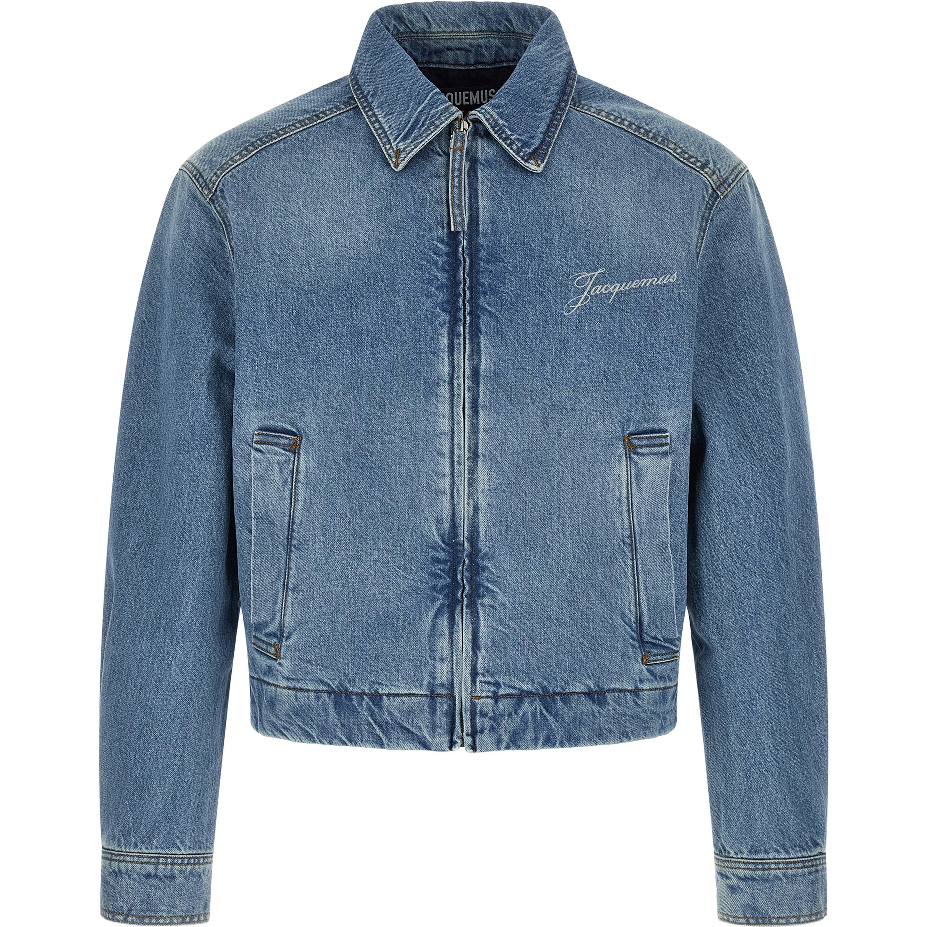 Blue Cotton Denim Jacket