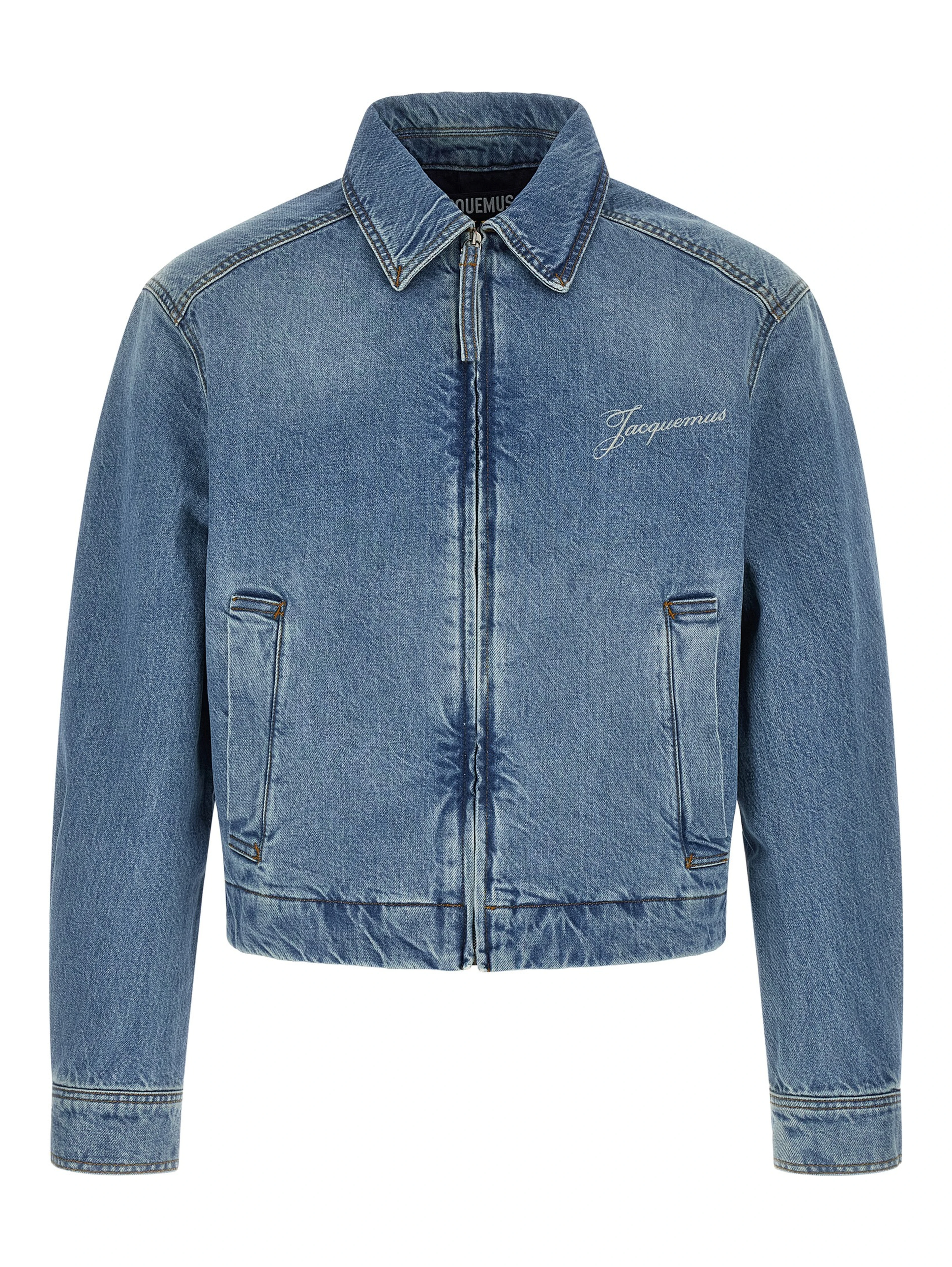Blue Cotton Denim Jacket