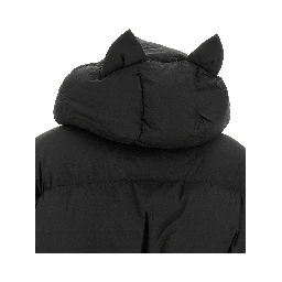 Black Nylon Full-Length Jacket