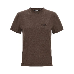 Brown Cotton T-Shirt