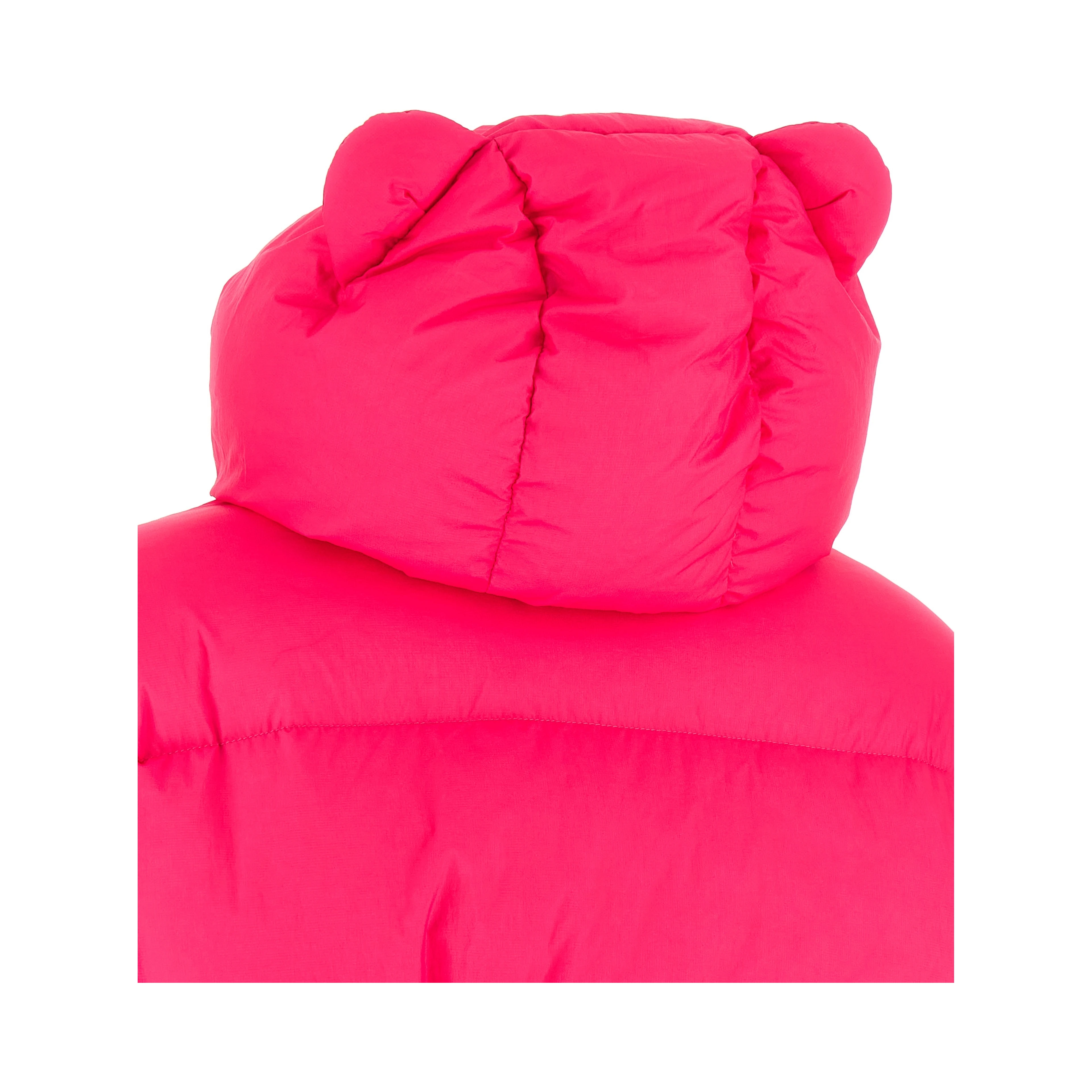 Fuchsia Nylon Full-Length Jacket