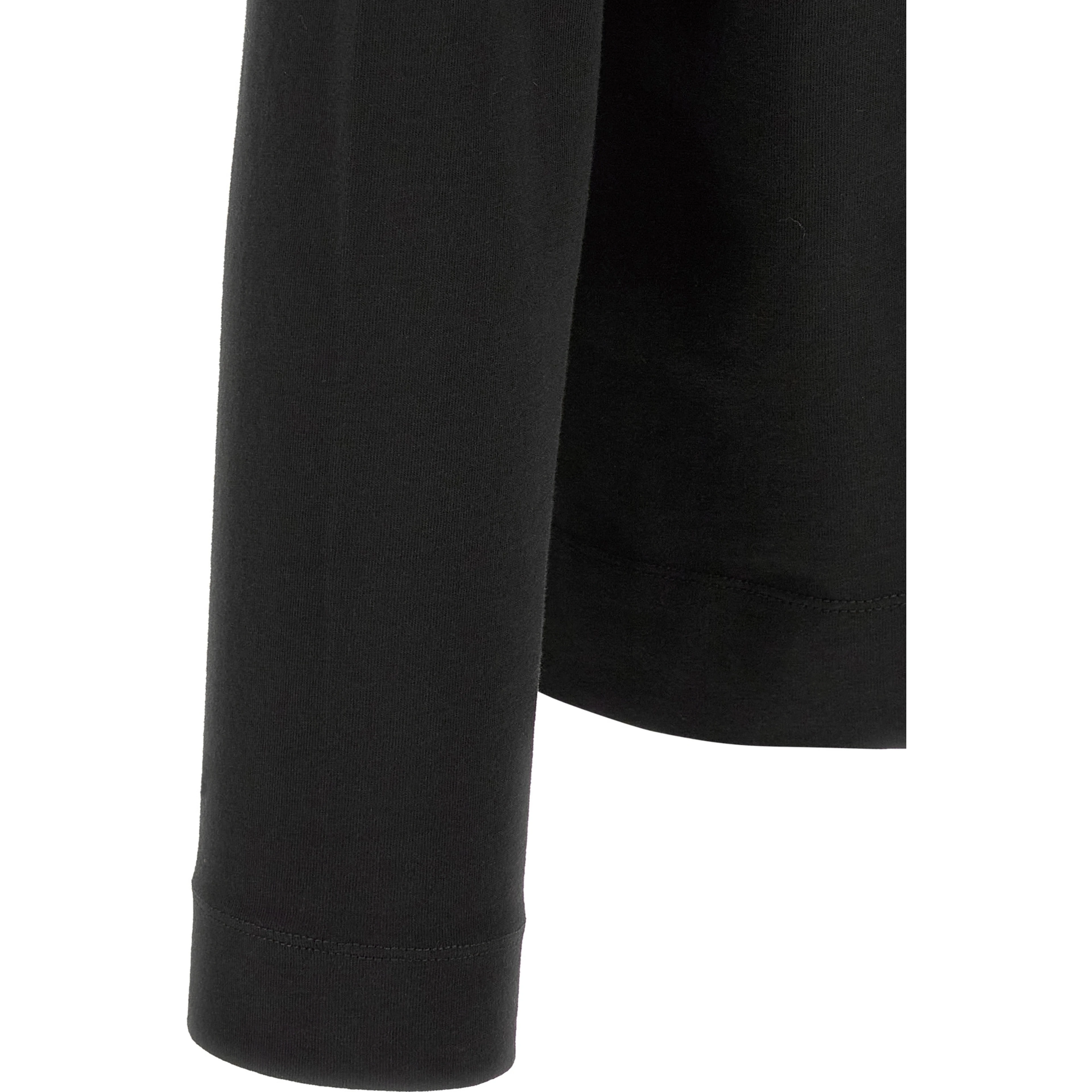 Black Cotton T-Shirt