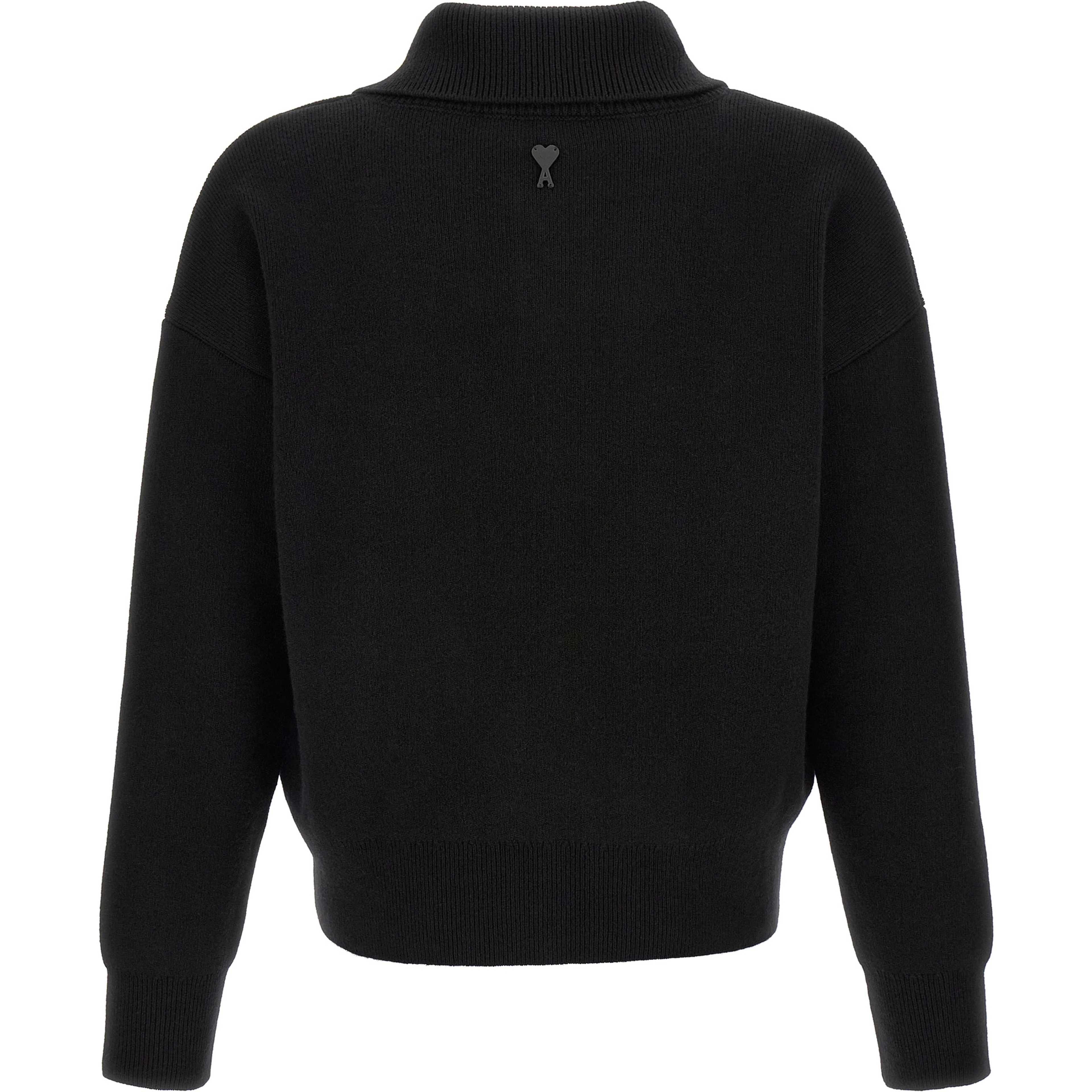 Black Wool Cardigan