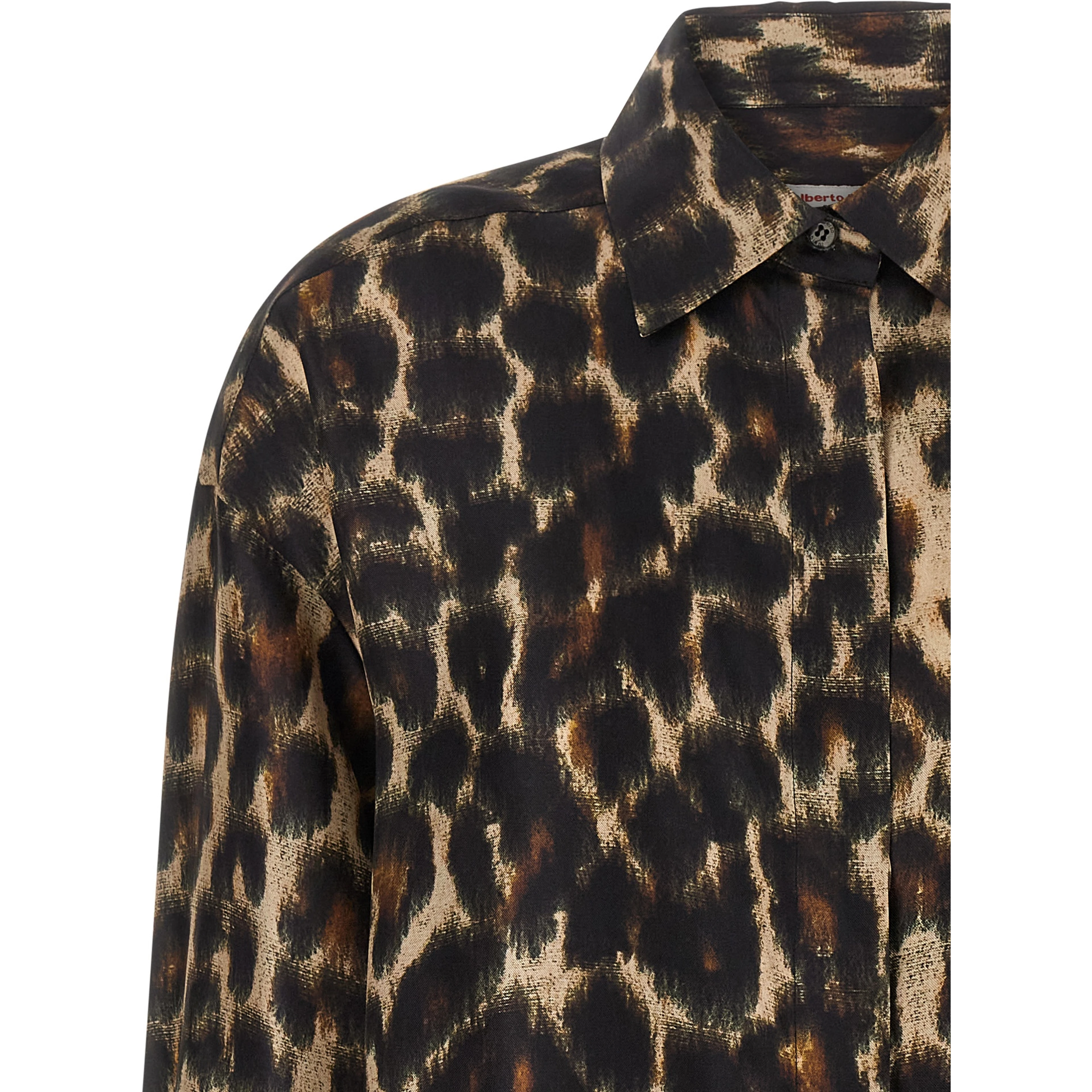 Brown Silk Blouse
