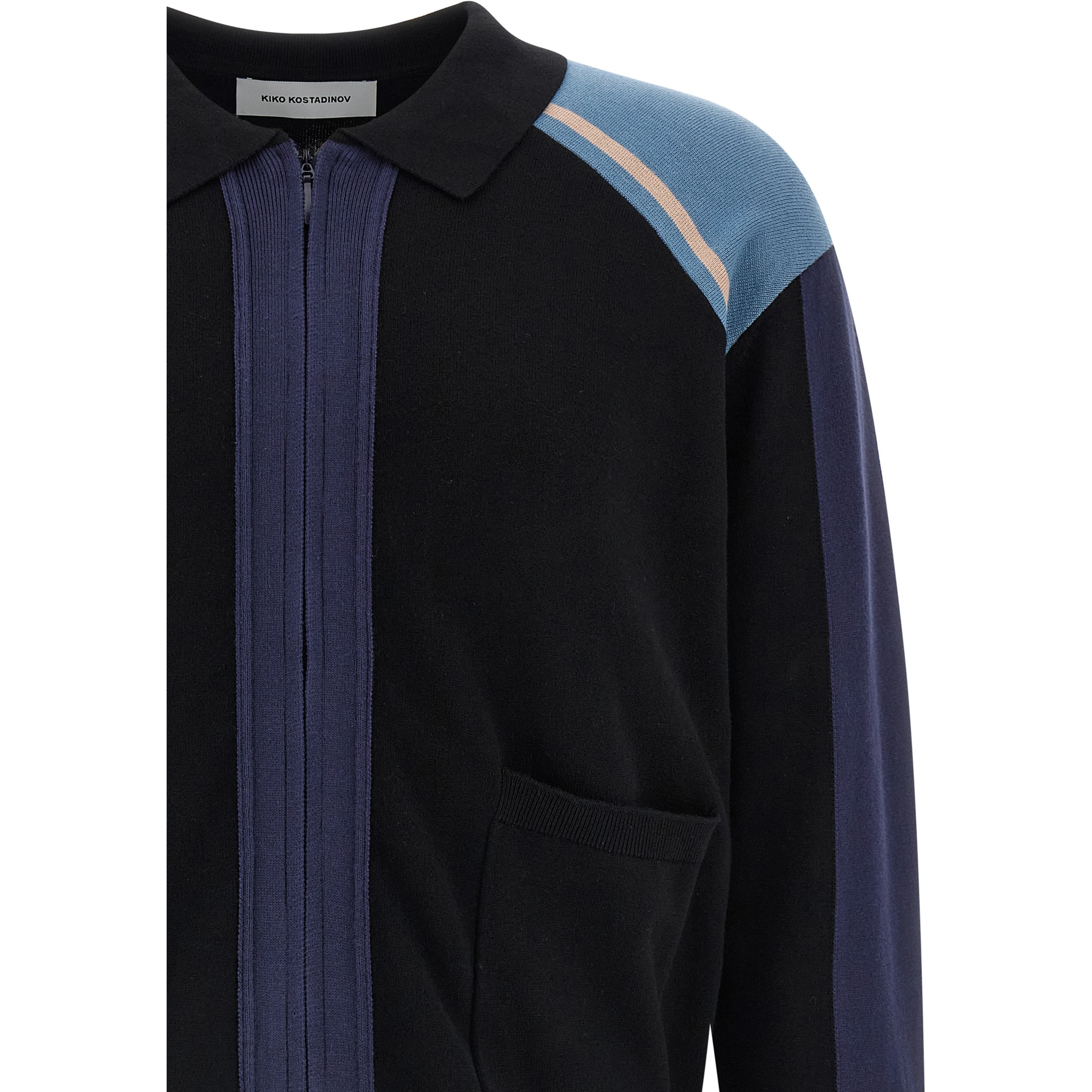 Blue Cotton Cardigan