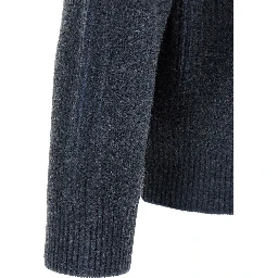 Blue Wool Cardigan