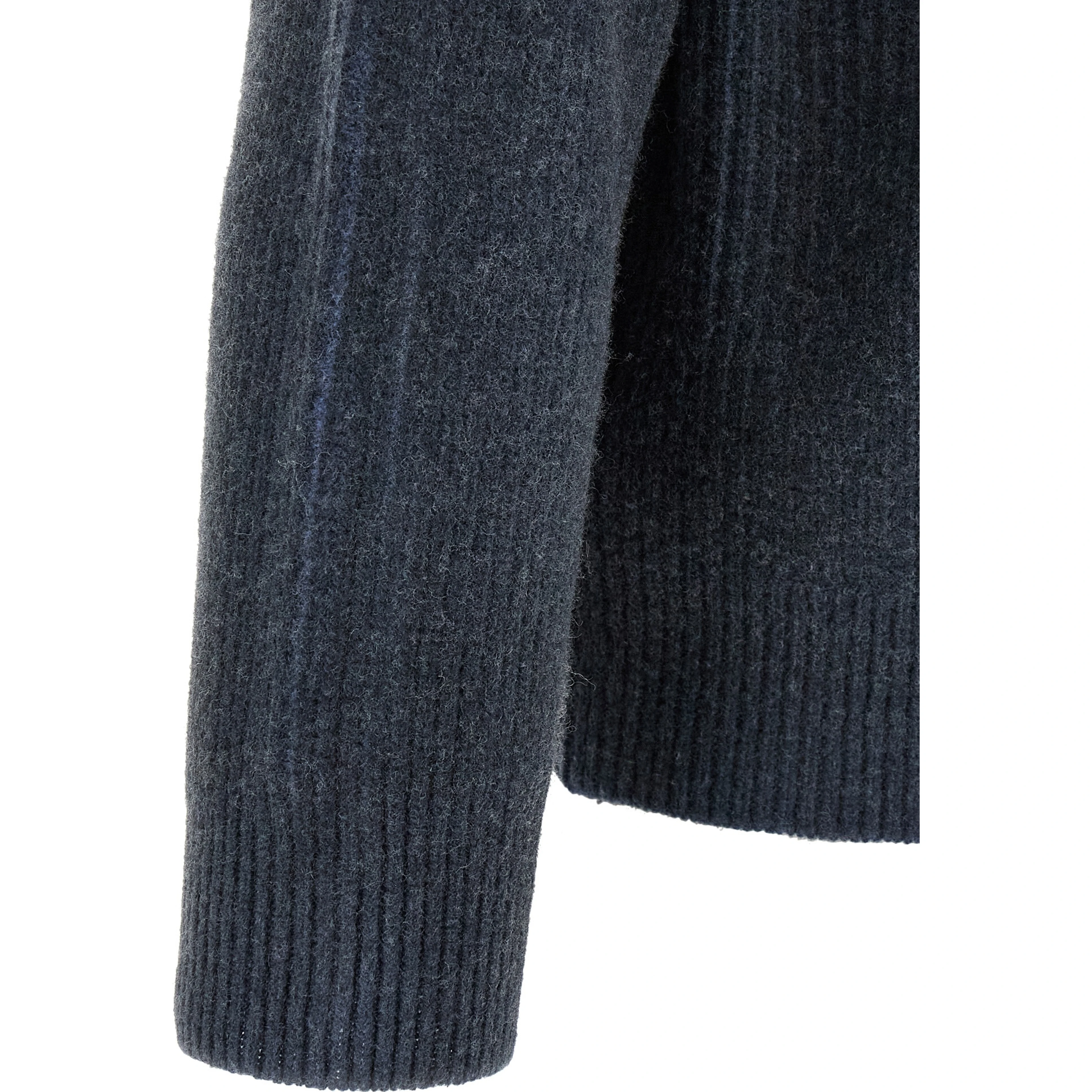 Blue Wool Cardigan