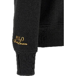 Black Cotton Polo Shirt