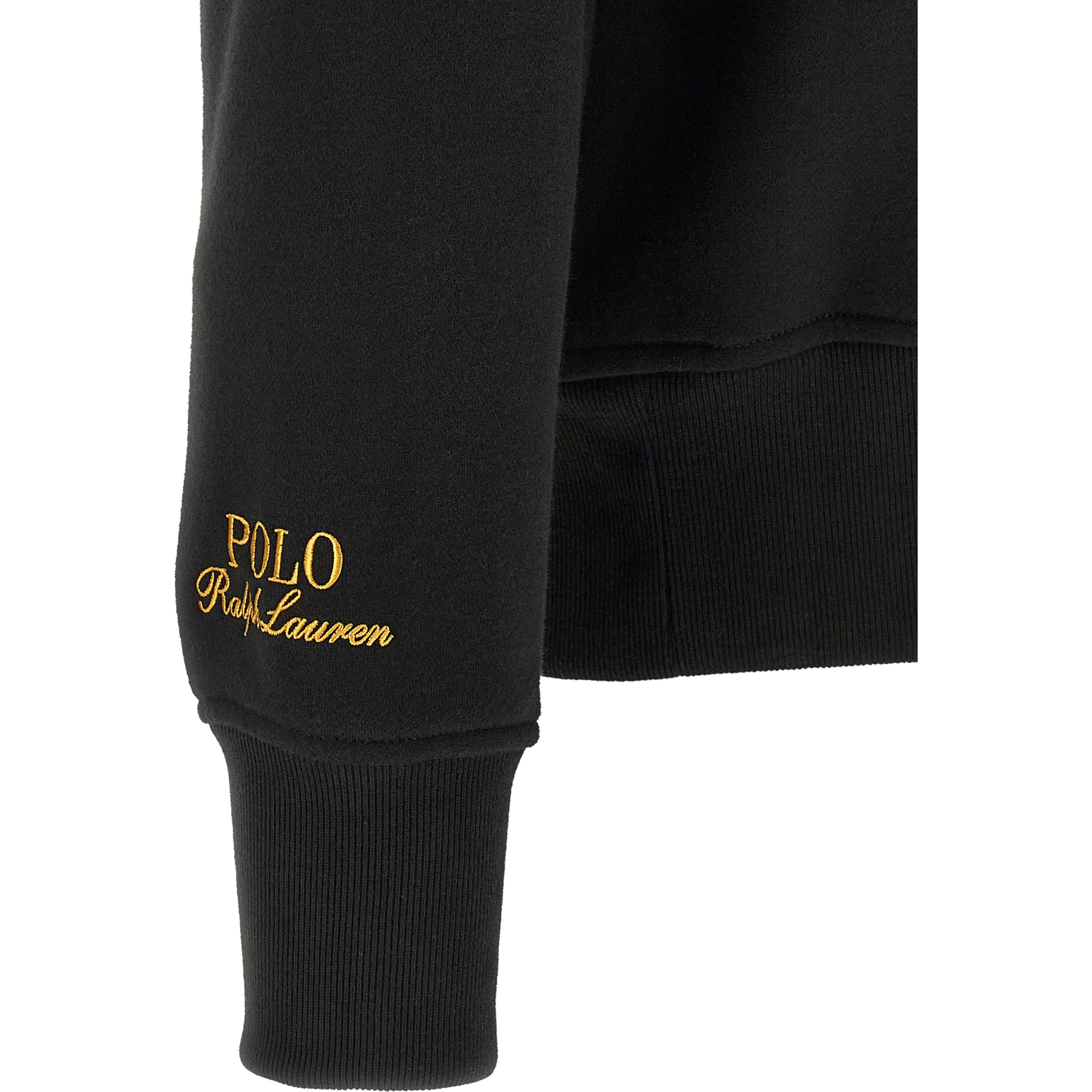 Black Cotton Polo Shirt