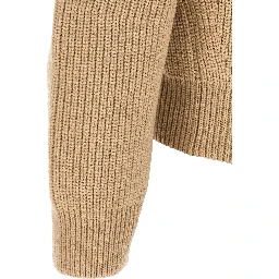 Beige Wool Cardigan