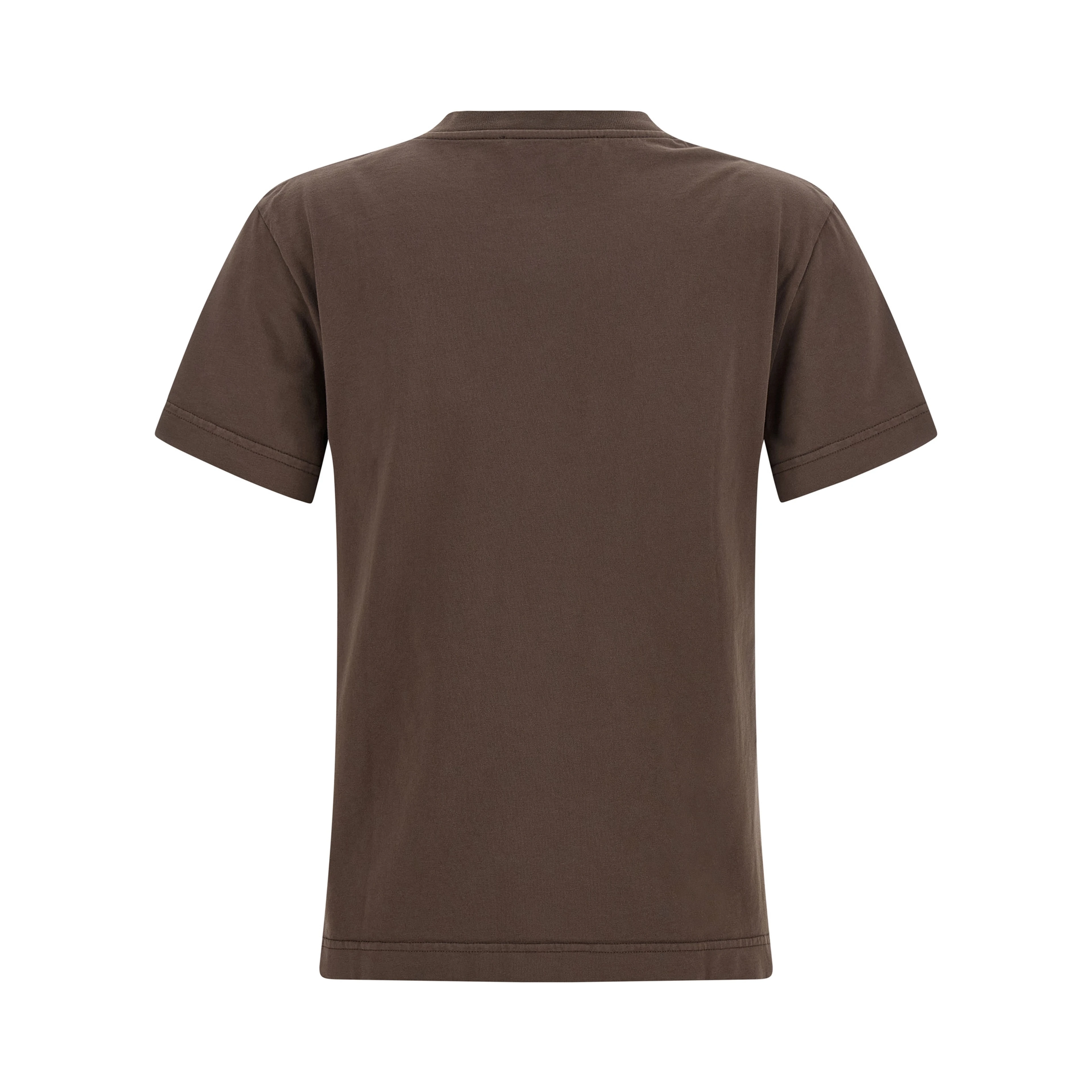 Brown Cotton T-Shirt