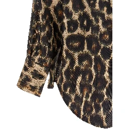 Brown Silk Blouse