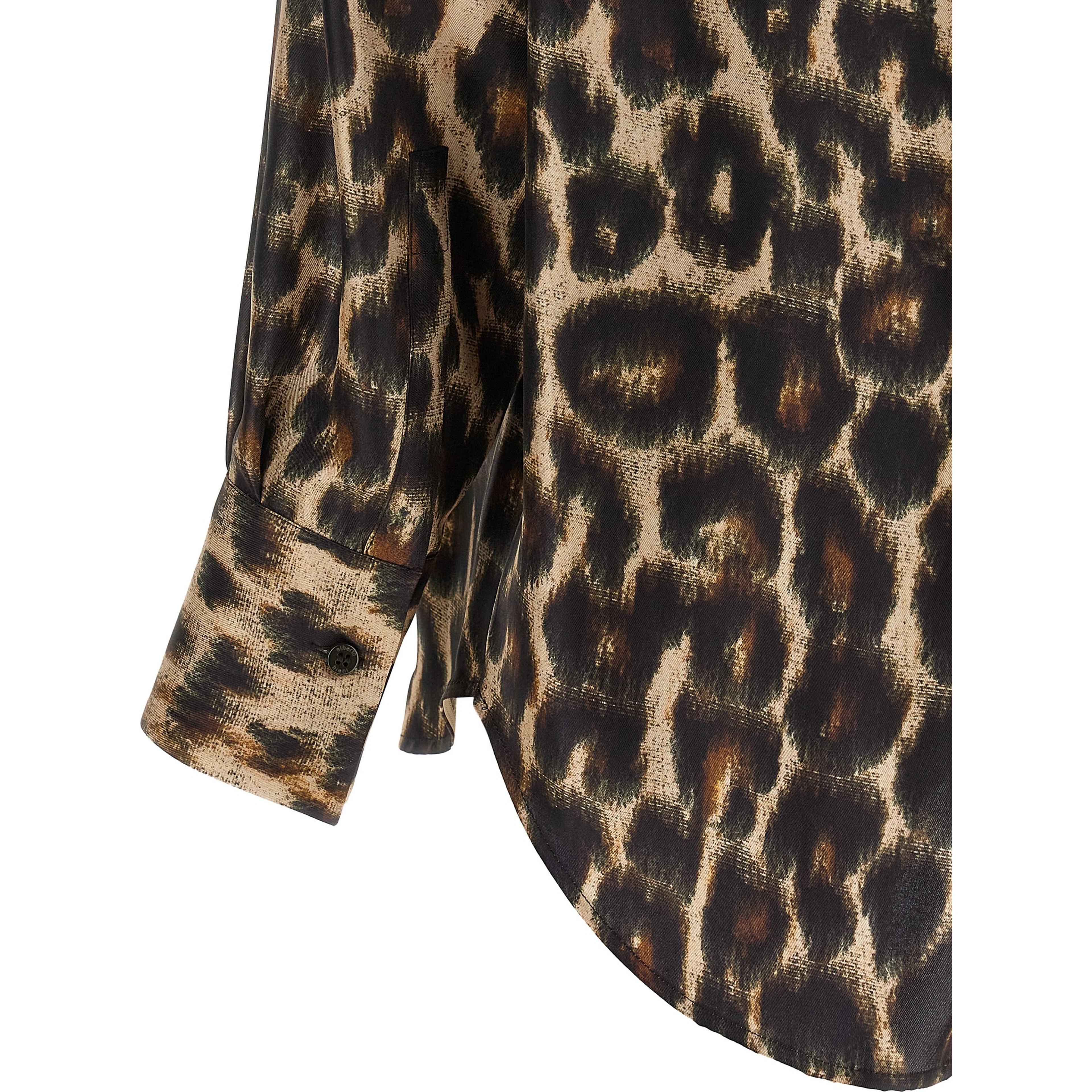 Brown Silk Blouse