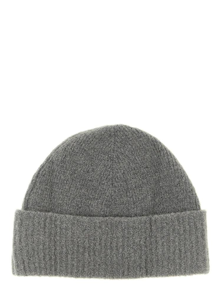 Gray Alpaca Leather Beanie alternative