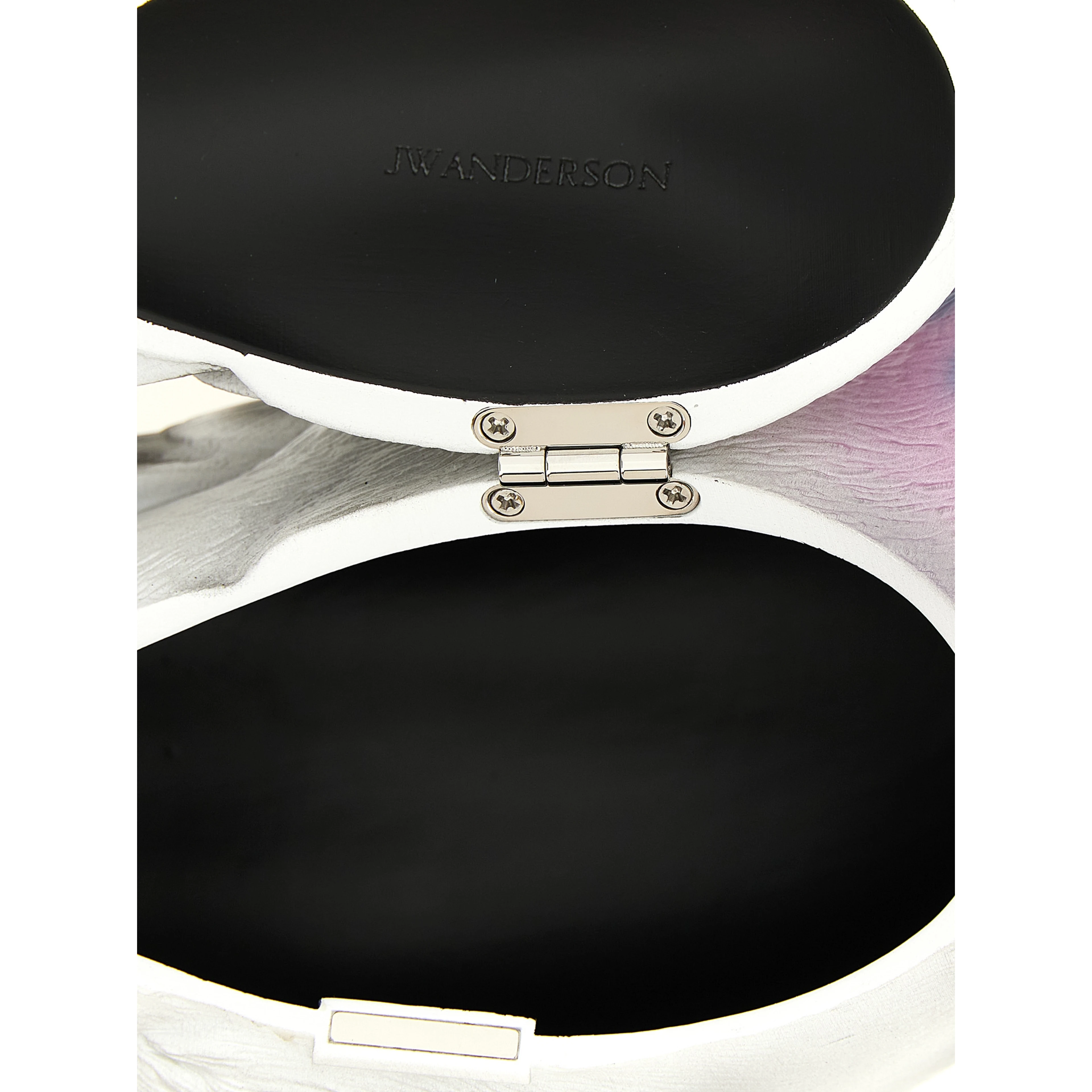Gray Resin Clutch Bag
